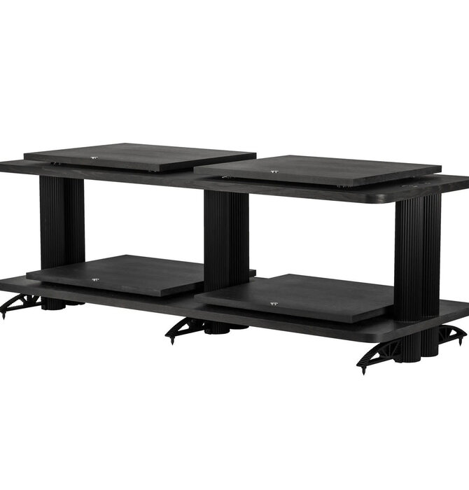 Solid Tech - Balance Double 2 AV Rack with Isolation Shelves