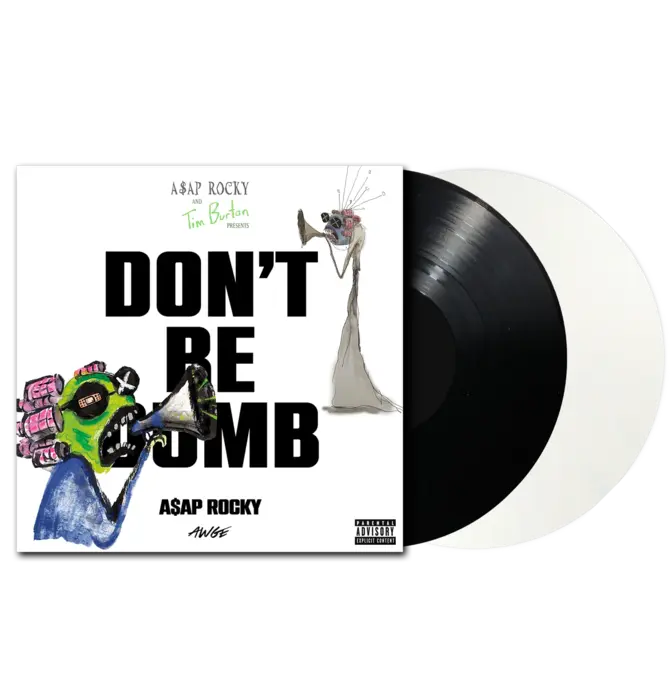 A$AP Rocky - Don't Be Dumb ( X ) 2 x LP Black and White Vinyl