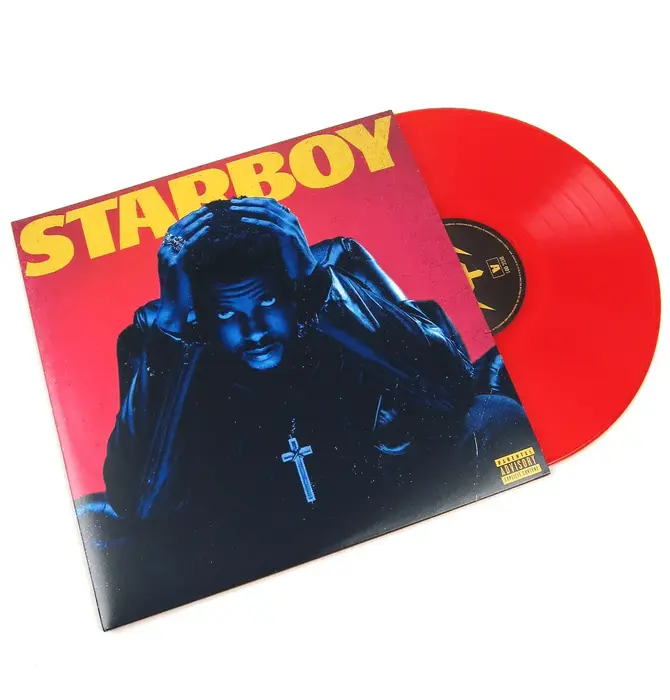 Weeknd - Starboy , Limited Edition 2LP Translucent Red Vinyl , Gatefold Edition