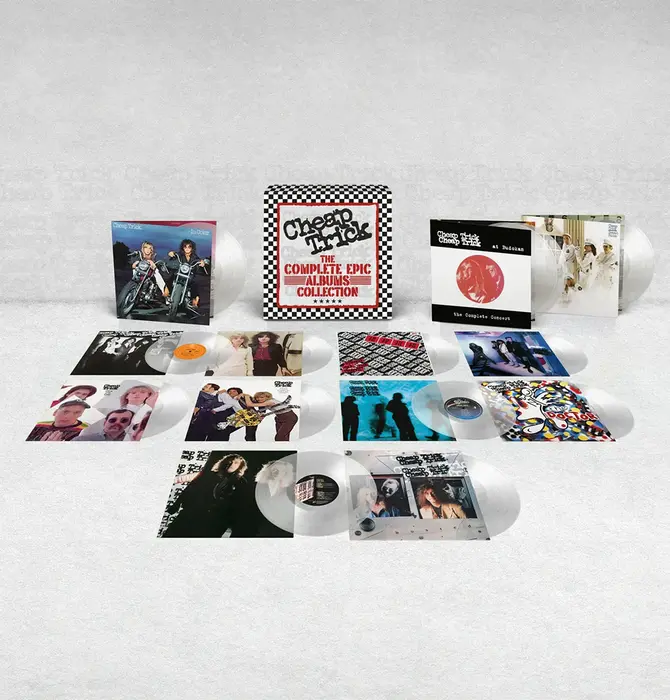 Cheap Trick - Complete Epic Albums , 14 LP 180 Gram Crystal Vinyl Box Set , Limited to 1000 Copies