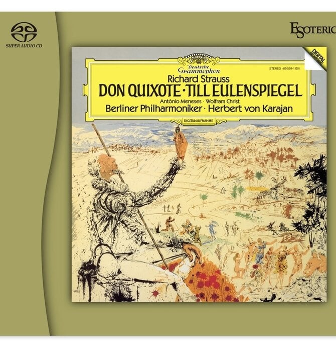 Esoteric & Deutsche Grammophone Hybrid SACD , Don Quixote - Till Eulenspiegel by Berliner Philharmoniker & Herbert Von Karajan, OPEN BOX ! Never Used !