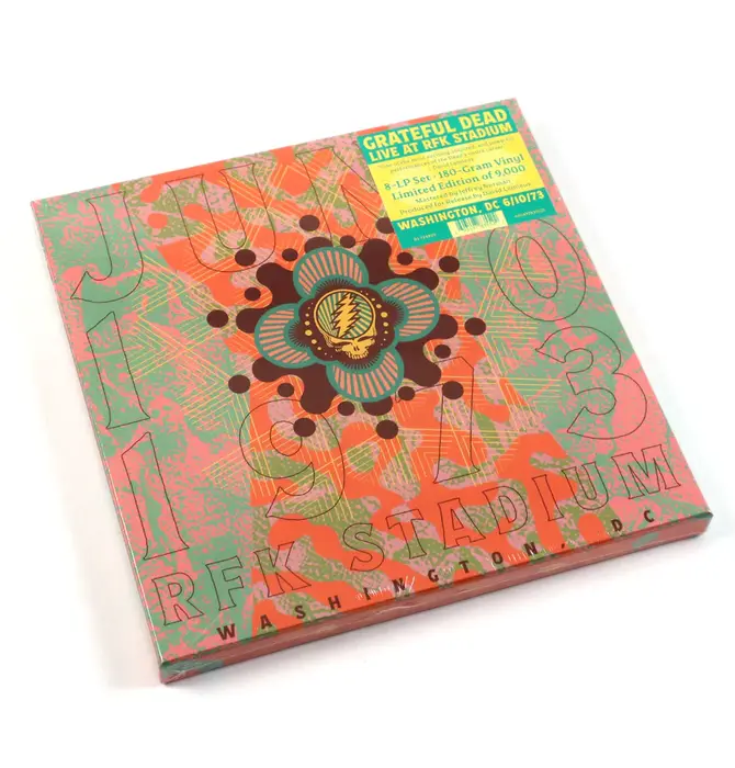 Grateful Dead - LIVE At The RFK Stadium , 8 LP 180 Gram Vinyl Set , Limited to 9000 Copies Worldwide