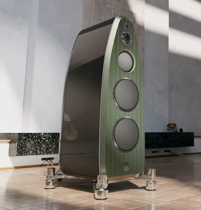 Marten - Coltrane Quintet Extreme , 5 - Way Floor-standing Speaker Pair  ( Carbon Fiber Lacquered Body )