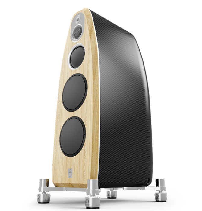 Marten - Coltrane Quintet Extreme , 5 - Way Floor-standing Speaker Pair  ( Carbon Fiber Lacquered Body )