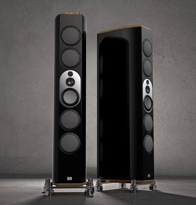 Marten - Mingus Orchestra Statement , Floor-standing Speaker Pair ( Cabinet in Piano Black Lacquer )