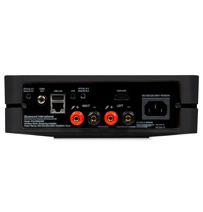 Bluesound Powernode Wireless Multi-Room Hi-Resolution  Music Streamer, Gen 3,  Black  OPEN BOX !!!