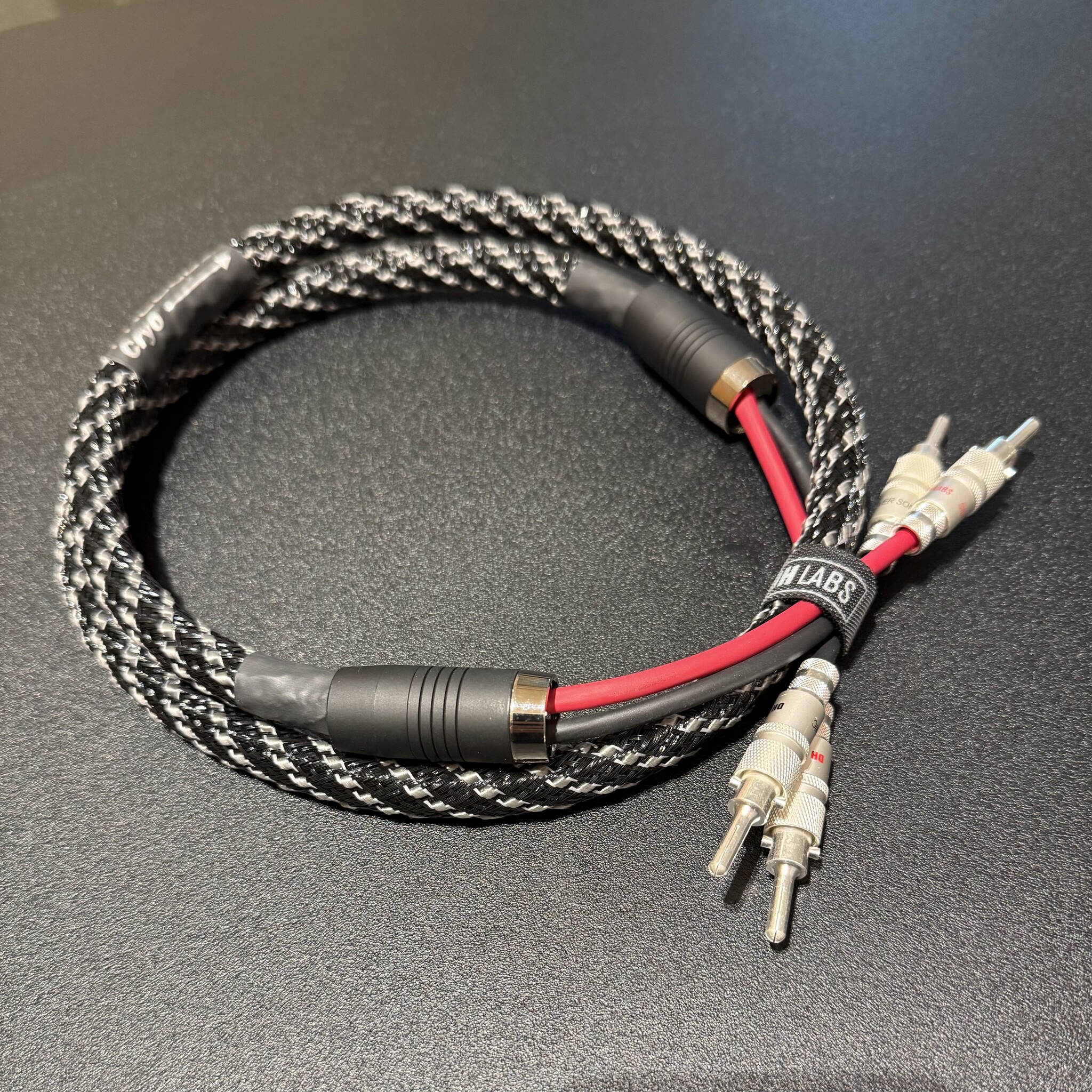 DH Labs Prelude Cryo Pre-terminated 11 Gauge Speaker Cables , Single ...