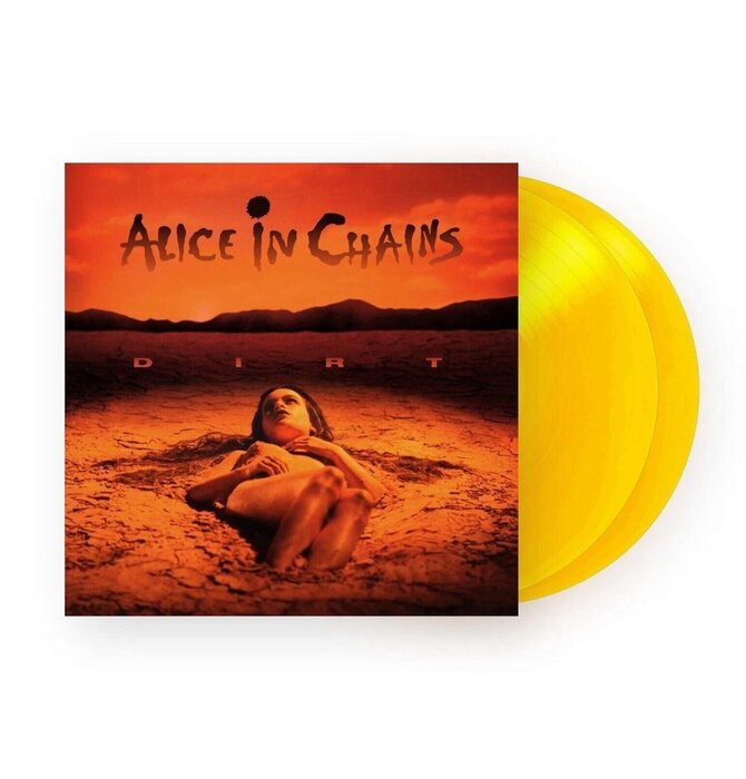 Alice In Chains - DIRT , Remastered Original Audio . 30th Anniversary  Limited Edition Opaque Yellow  2LP Vinyl
