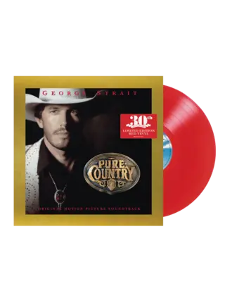 George Strait - Pure Country , 30th. Anniversary Limited Edition Red Vinyl