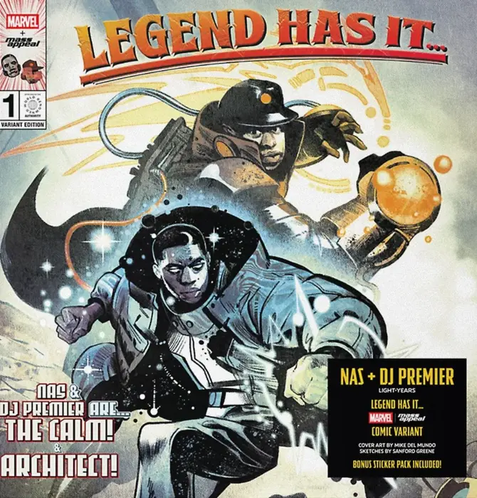 NAS + DJ Premier - Light Years , 2LP Marvel Comic Variant Vinyl