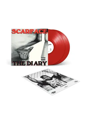 Scarface - The Diary  ( X ), Reissued & Remastered 2 x LP Red Vinyl includes 8" x 10" Insert