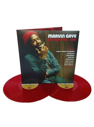 Marvin Gaye - Let's Get It On .... LIVE , 2 x LP 180 Gram Red Vinyl