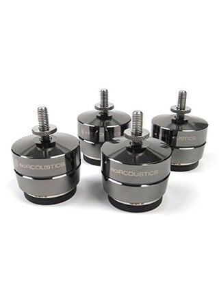 IsoAcoustics - Gaia II Speaker Isolators in Dark Chrome - Pack of 4 , OPEN BOX !