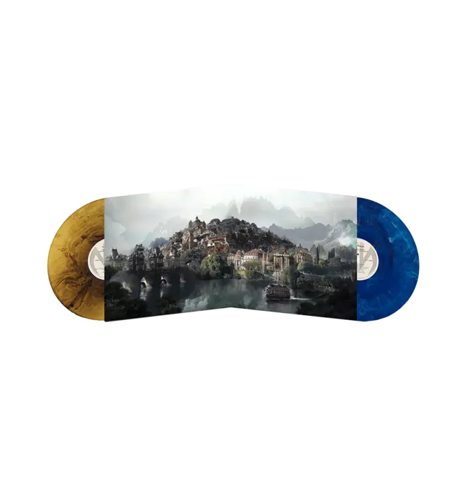 Syberia - The World Before , Original Game Soundtrack by Inon Zur , Clear Brown & Clear Aqua 2 LP Vinyl