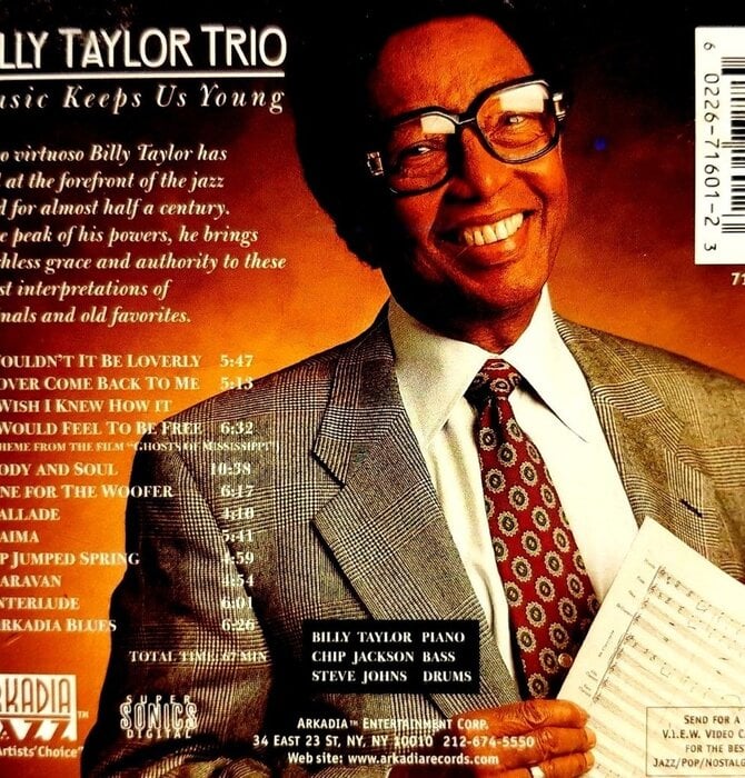 Bill Taylor Trio - Music Keeps Us Young , Limited Edition CD signed by Billy Taylor