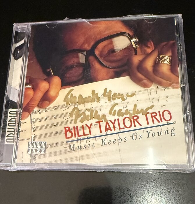 Bill Taylor Trio - Music Keeps Us Young , Limited Edition CD signed by Billy Taylor