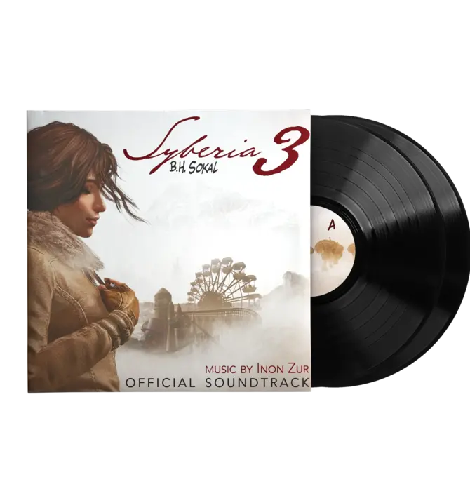 Syberia 3 - B.H. Sokal  , Original Game Soundtrack by Inon Zur , 180 Gram Audiophile Grade  2 LP Vinyl