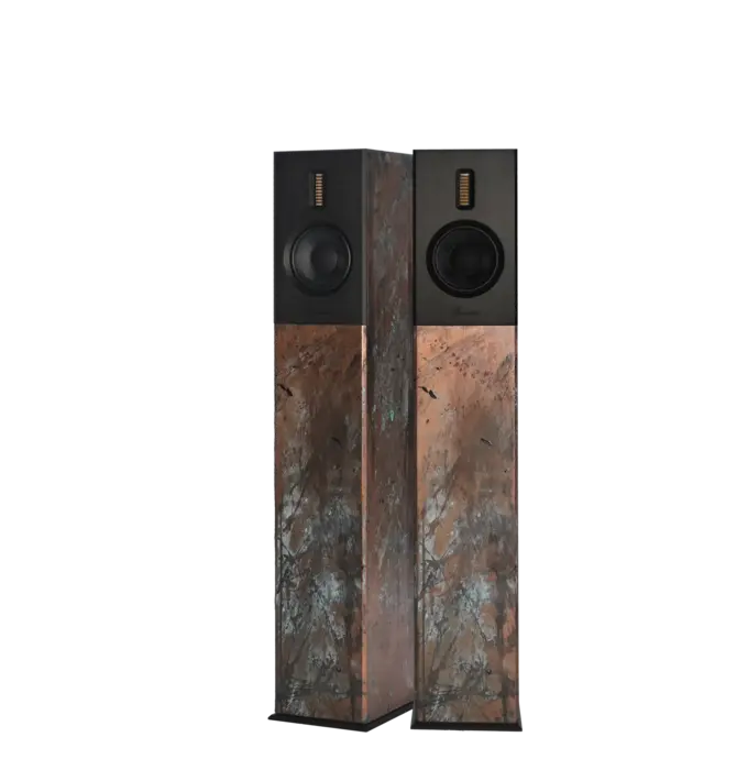 Burmester B38 Loudspeaker ( Sold as Pair ) BESPOKE  Cabinet with Black Face-plate, Limited Edition