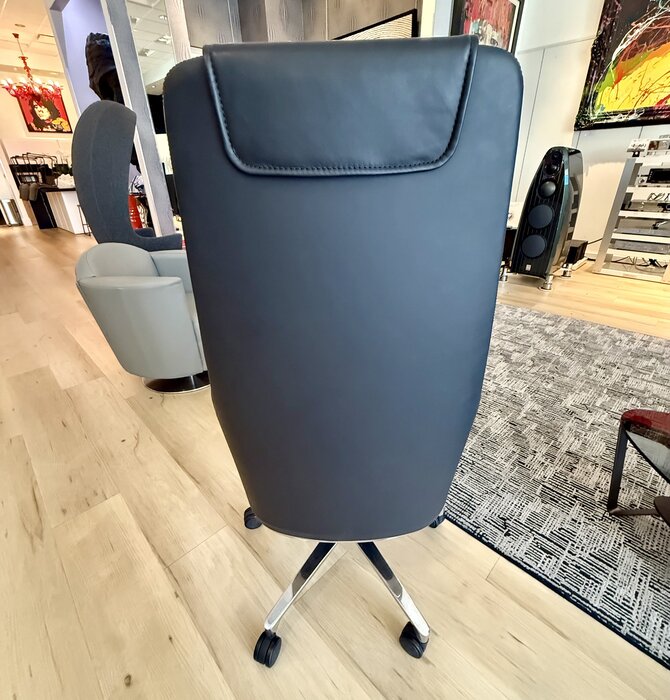 BDI Bolo™ 3531 Executive Office Chair in Black Leather  , Showroom Demo in Mint Condition! Local Pick up Only!