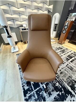 BDI Bolo™ 3531 Executive Office Chair in Saddle  Leather  , Showroom Demo in Mint Condition! Local Pick up Only!