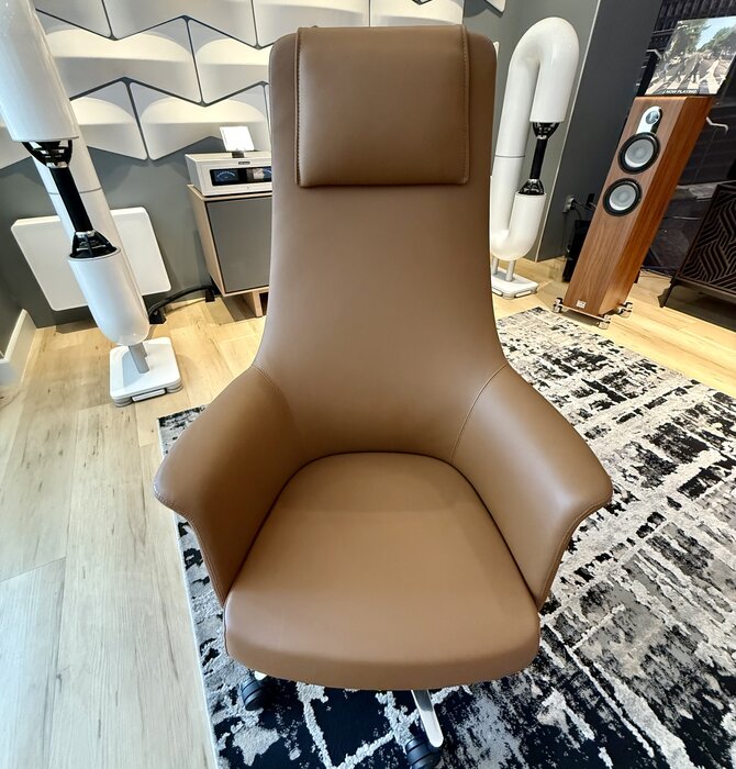 BDI Bolo™ 3531 Executive Office Chair in Saddle  Leather  , Showroom Demo in Mint Condition! Local Pick up Only!