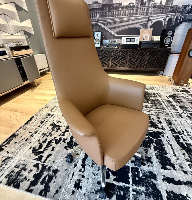 BDI Bolo™ 3531 Executive Office Chair in Saddle  Leather  , Showroom Demo in Mint Condition! Local Pick up Only!