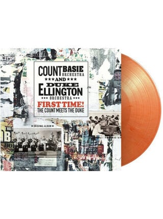 Duke Ellington & Count Basie - First Time ! The Count Meets The Duke ( Solid Orange / Solid White Vinyl )