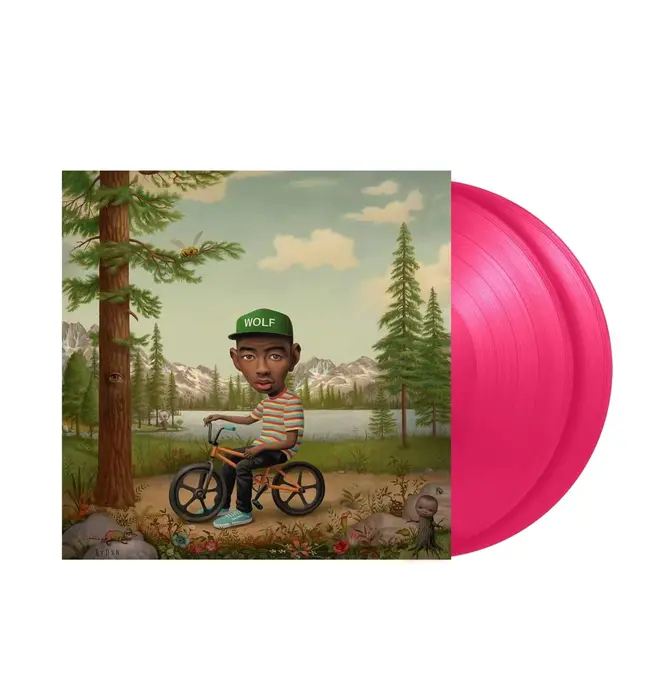 Tyler The Creator - WOLF , 2LP's on Pink Vinyl , Gatefold Jacket with Printed Sleeves