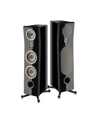 Focal Kanta No.3 Black High Gloss Cabinet with Black Mat Front Panel , Sold Each ! Showroom Demo in Mint Condition ! Comes with Full Warranty !