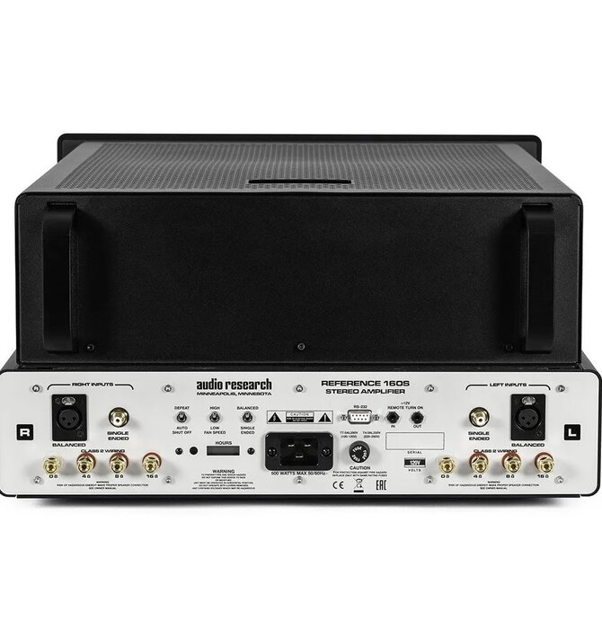 Audio Research - Reference 160S Stereo Tube Amplifier in Black, Showroom Demo in Mint Condition , Rarely Used ! Comes with Full Warranty !