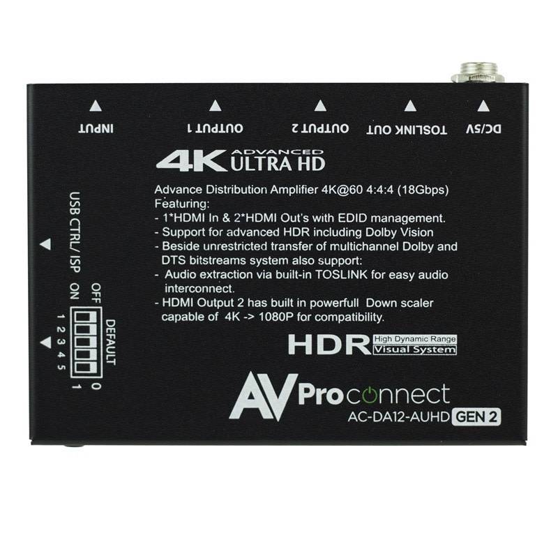 AVPro Edge Bullet Train 60Hz 18Gbps HDMI Jumper Cable
