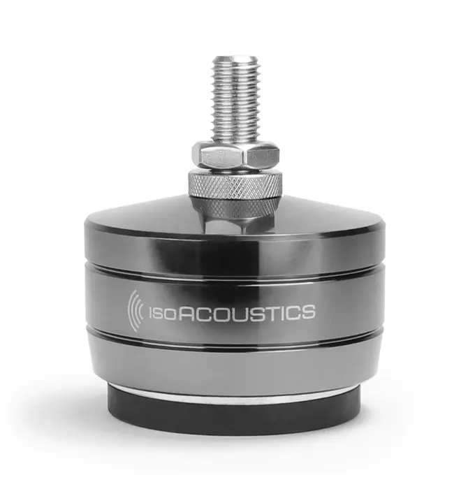 IsoAcoustics Gaia-Titan Series RHEA Speaker Isolators ( 4 Pack ) Stainless Steel , OPEN BOX !