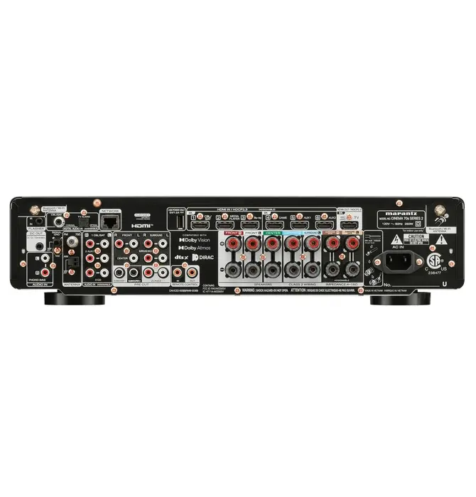 Marantz - Cinema 70S Slimline Series 2 , 7.2 Channel Dolby Atmos 8K AV Receiver, Black