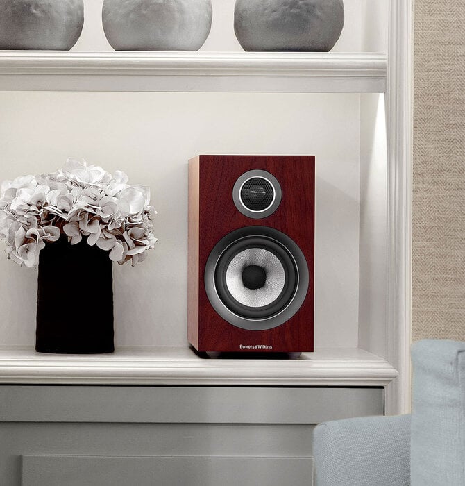 Bowers & Wilkins 707 S2  Bookshelf Speaker in Rosenut, Sold as Pair, Brand New