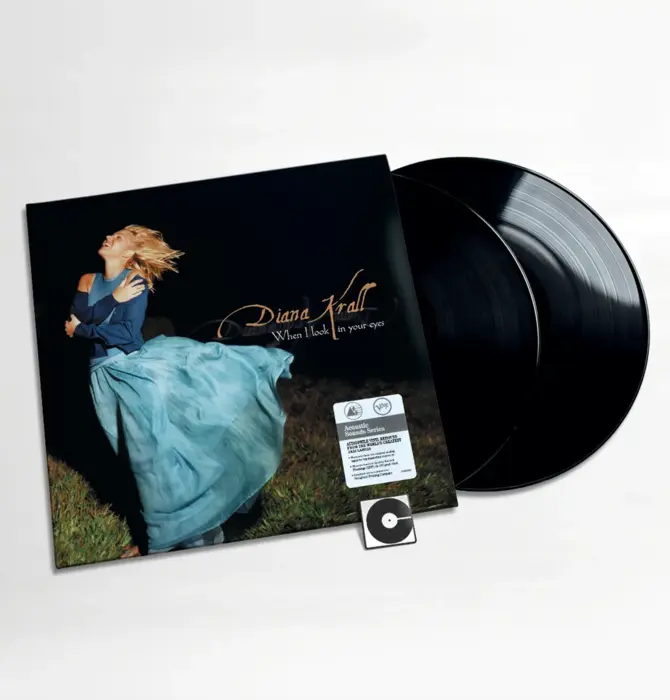 Diana Krall - When I Look Into Your Eyes , 2 LP 180 Gram Audiophile Grade Vinyl , Verve Acoustic Sound Series Record