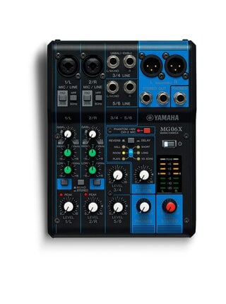 Yamaha - MG06X Mixing Console with 6 Inputs  & Build In Effects , OPEN BOX ! Never Used