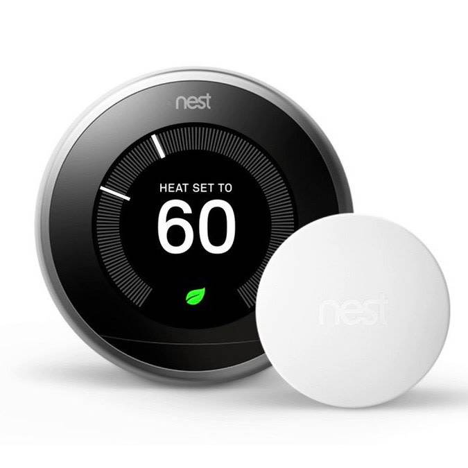Nest Learning Temperature Sensor, White, 3Pack Shop Online AV