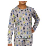HOT CHILLYS YOUTH MIDWEIGHT CREW - DOODS - SIZE XSMALL 4/6 ONLY