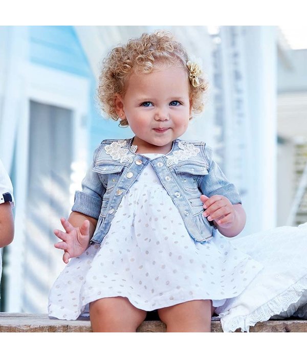 newborn girl denim jacket