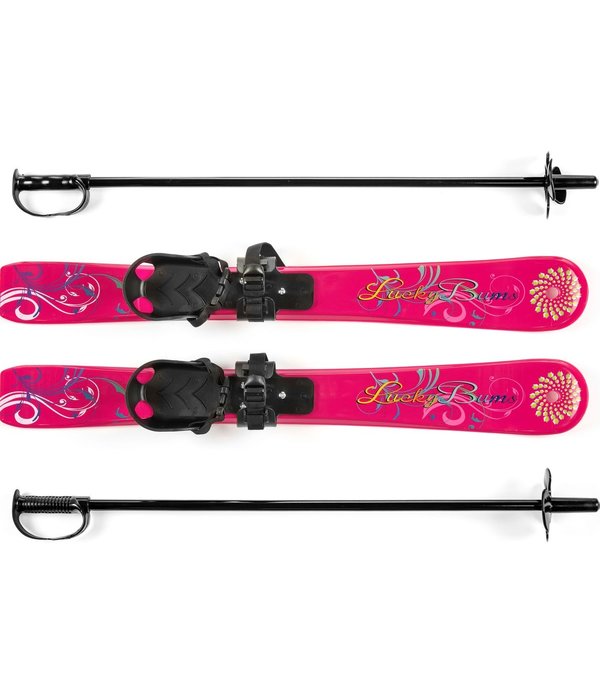 LUCKY BUMS SKI TRAINER WITH SKIS - PINK