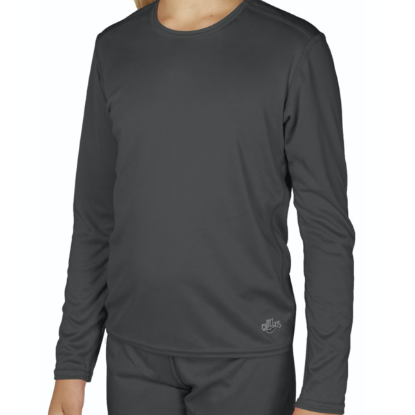 HOT CHILLYS - YOUTH PEACHSKINS TURTLENECK - BLACK
