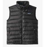 PATAGONIA BOYS DOWN SWEATER VEST - BLACK - SIZE LARGE ONLY