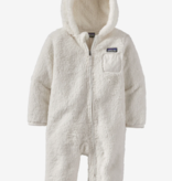 PATAGONIA INFANT FURRY FRIENDS BUNTING - BIRCH WHITE