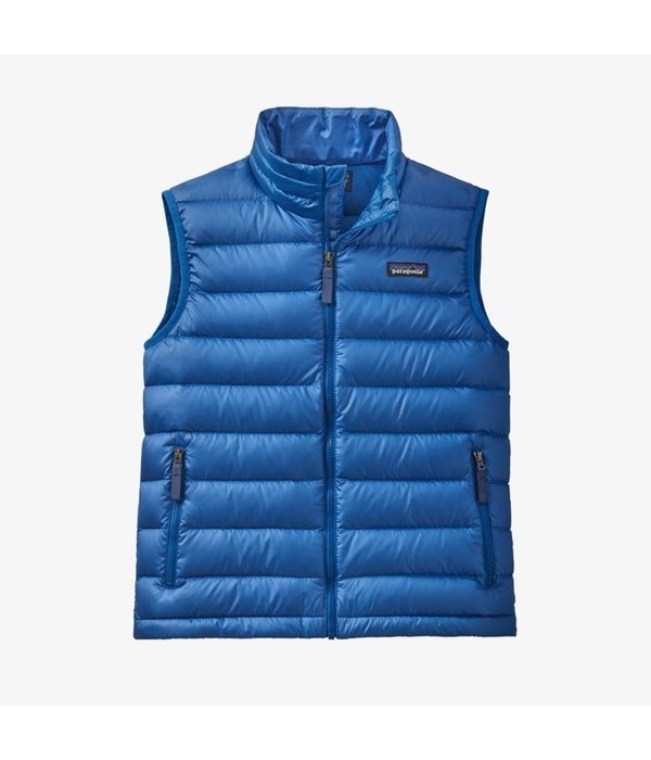 PATAGONIA BOYS DOWN SWEATER VEST - BAYOU BLUE - SIZE LARGE ONLY