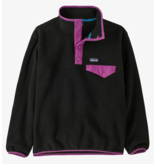 PATAGONIA KIDS SYNCH SNAP-T PULLOVER - BLACK PINK