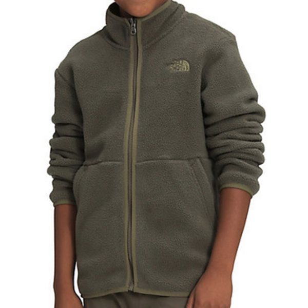 BOYS CARBONDALE FLEECE JACKET - NEW TAUPE GREEN