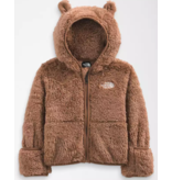 THE NORTH FACE INFANT BOYS BABY BEAR FULL-ZIP FLEECE HOODIE - TOASTED BROWN