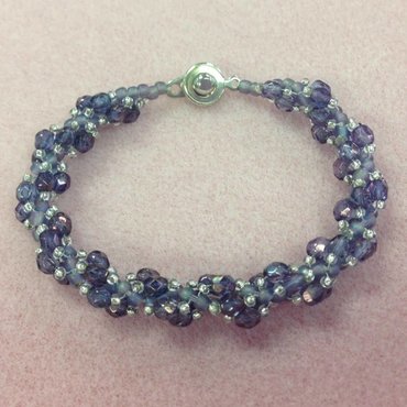 10/23 6-9p Spiraling Firepolished Bracelet 10/23 6-9p Spiraling Firepolished Bracelet