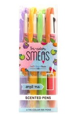 Tri-Color Smens- Scented Pens, 4 Count