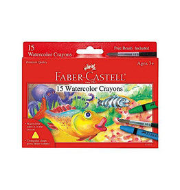 Faber Castell 15ct Watercolor Crayons w/ free brush